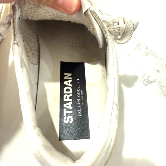 GOLDEN GOOSE SUPER STAR ALL WHITE - SIZE 39 EU  (8.5 women's) - Picture 9 of 10
